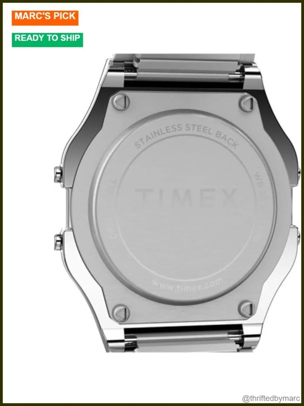 Men's Classic Digital 34mm Watch with Chronograph and INDIGLO